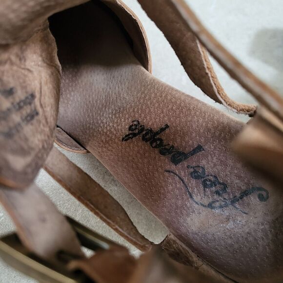 FREE PEOPLE CEDAR LEATHER WOOD BASE CLOG SIZE 41 - Picture 12 of 16